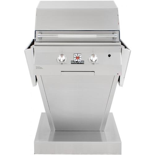 Solaire 27 Inch Basic Freestanding All Convection Propane Gas Grill