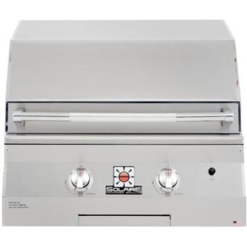 Solaire 27 Inch Deluxe Built In All Convection Natural Gas Grill SOL IRBQ 27GXL NG350
