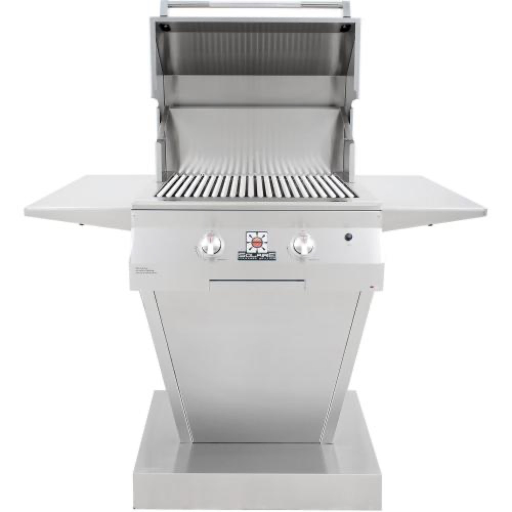 Solaire 27 Inch Deluxe Freestanding InfraVection Propane Gas Grill