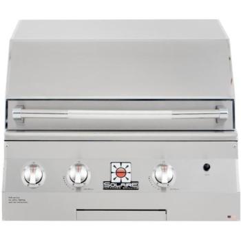 Solaire 27 Inch Deluxe Built In InfraVection Propane Grill With Rotisserie SOL AGBQ 27GVIXL LP350