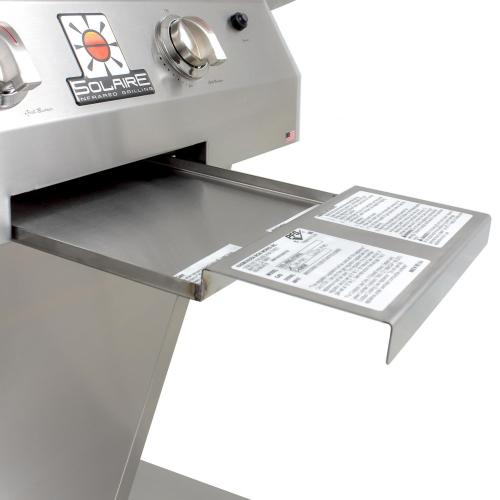 Solaire 27 Inch Deluxe Built In All Convection Natural Grill With Rotisserie