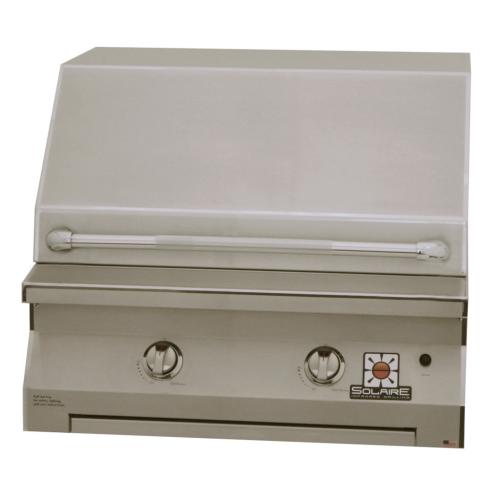 Solaire 30 Inch Built In InfraVection Propane Gas Grill With One Infrared Burner