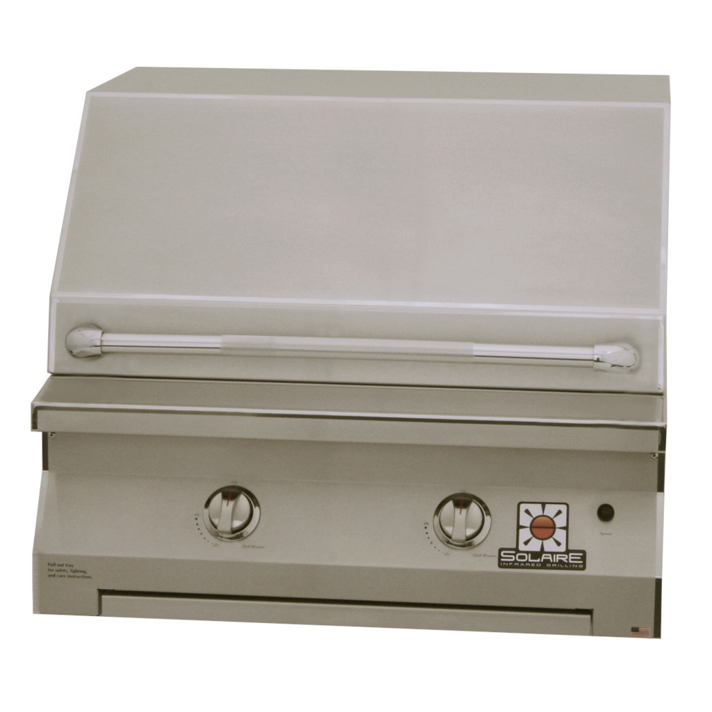 Solaire 30 Inch Built In InfraVection Propane Gas Grill With One Infrared Burner
