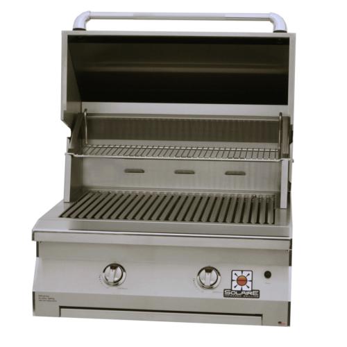 Solaire 30 Inch Built In InfraVection Natural Gas Grill With One Infrared Burner