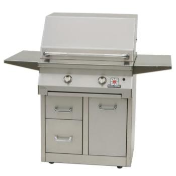 Solaire 30 Inch Freestanding All Convection Natural Gas Grill on Premium Cart SOL IRBQ 30CX NG350