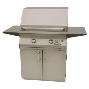Solaire 30 Inch Freestanding All Convection Natural Gas Grill on Standard Cart SOL IRBQ 30C NG350