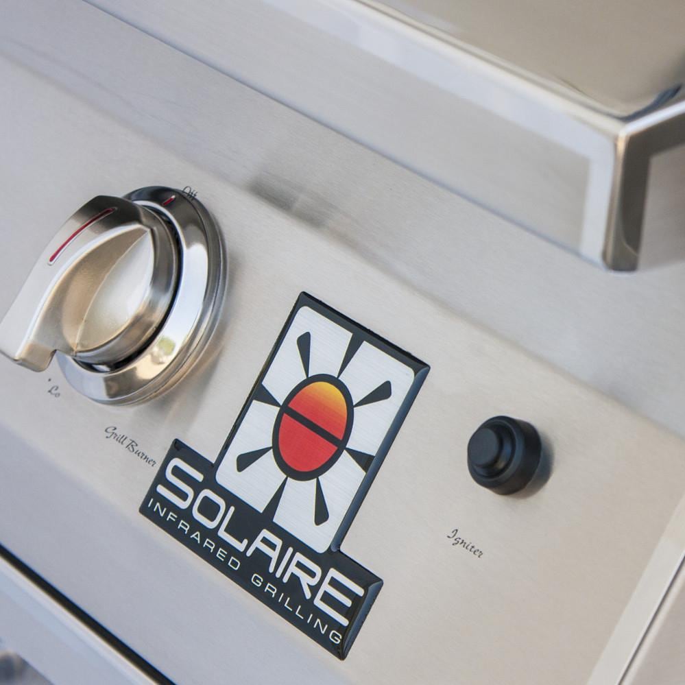 Solaire 30 Inch Built In All Convection Natural Gas Grill with Rotisserie