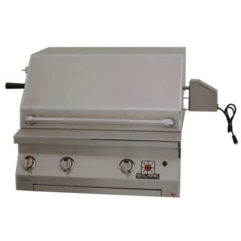 Solaire 30 Inch Built In All Convection Natural Gas Grill with Rotisserie SOL AGBQ 30 NG350