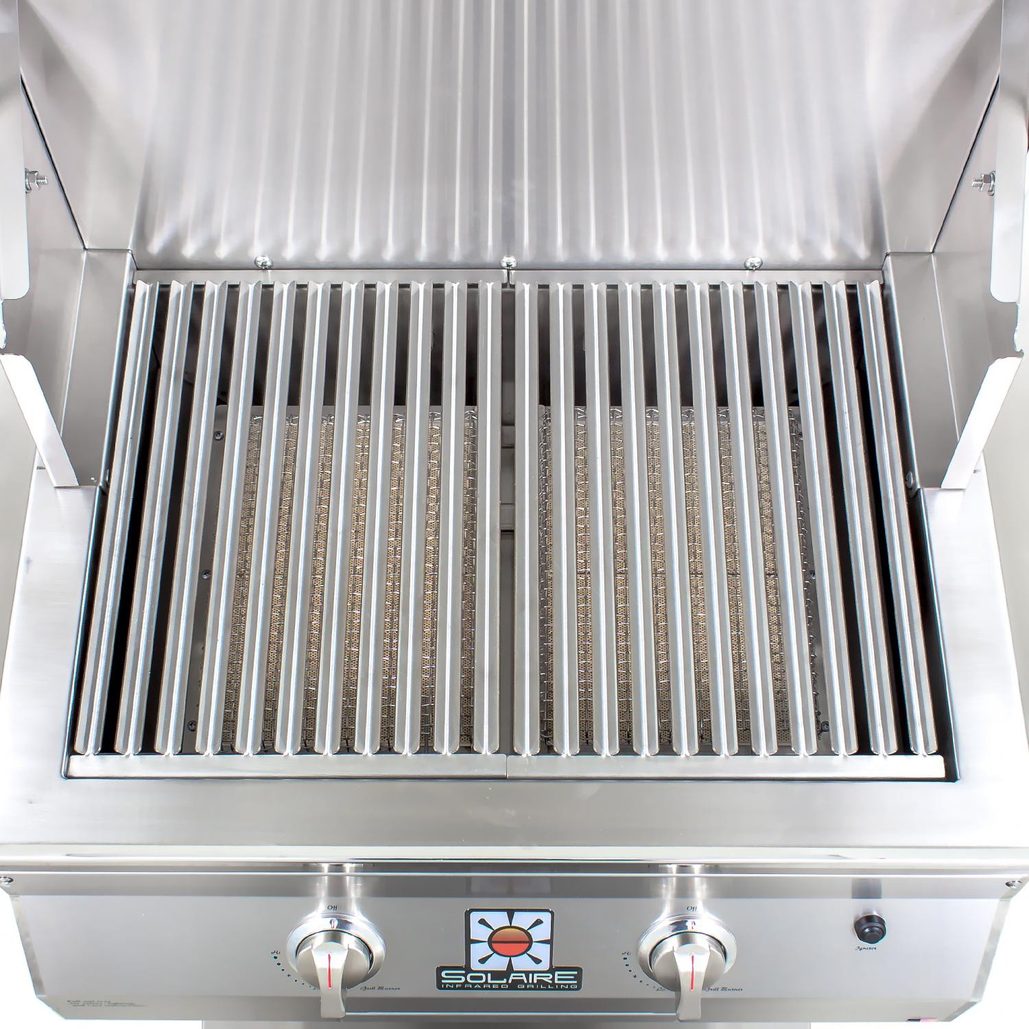 Solaire 30 Inch Freestanding All Infrared Natural Gas Grill with Rotisserie on Premium Cart