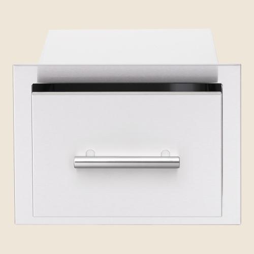 Summerset Grills 17 Inch Stainless Steel Flush Mount Single Access Drawer