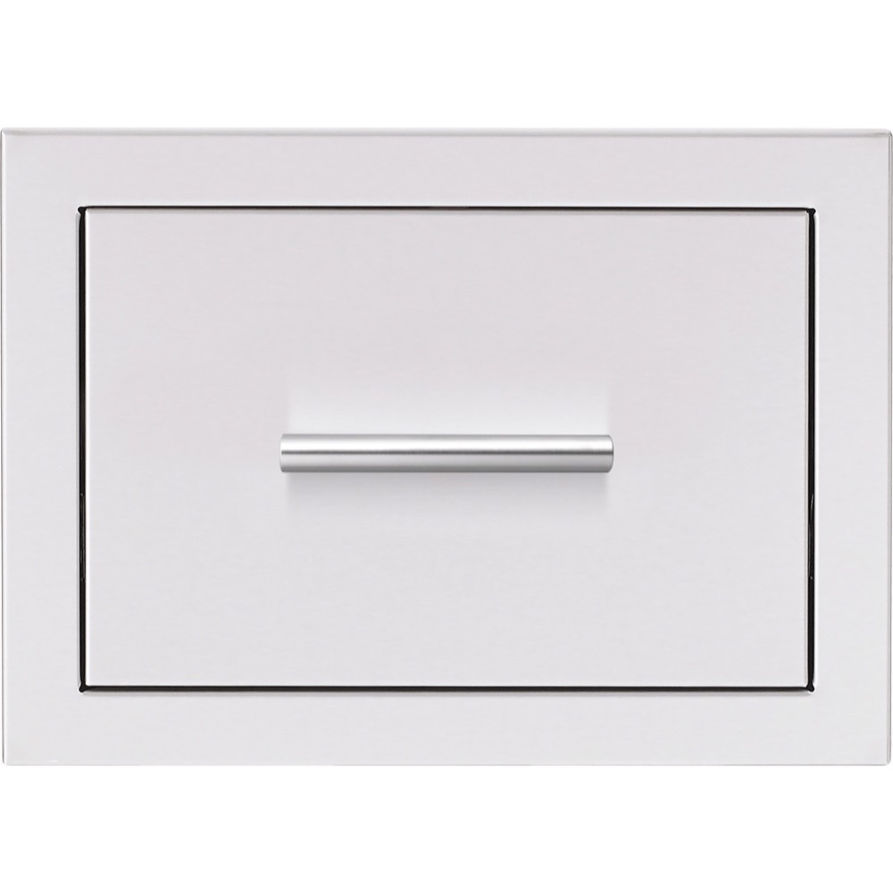 Summerset Grills 17 Inch Stainless Steel Flush Mount Single Access Drawer