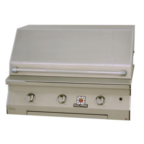 Solaire 36 Inch Built In InfraVection Propane Gas Grill With Two Infrared Burners