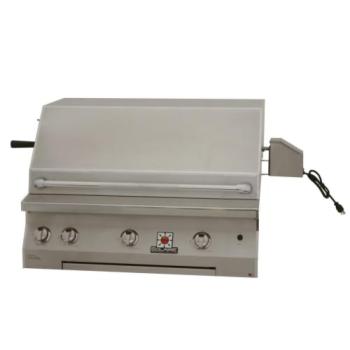 Solaire 36 Inch Built In All Infrared Natural Gas Grill with Rotisserie SOL AGBQ 36IR NG350