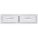 Summerset Grills 32 Inch Stainless Steel Flush Mount Horizontal Double Access Drawer