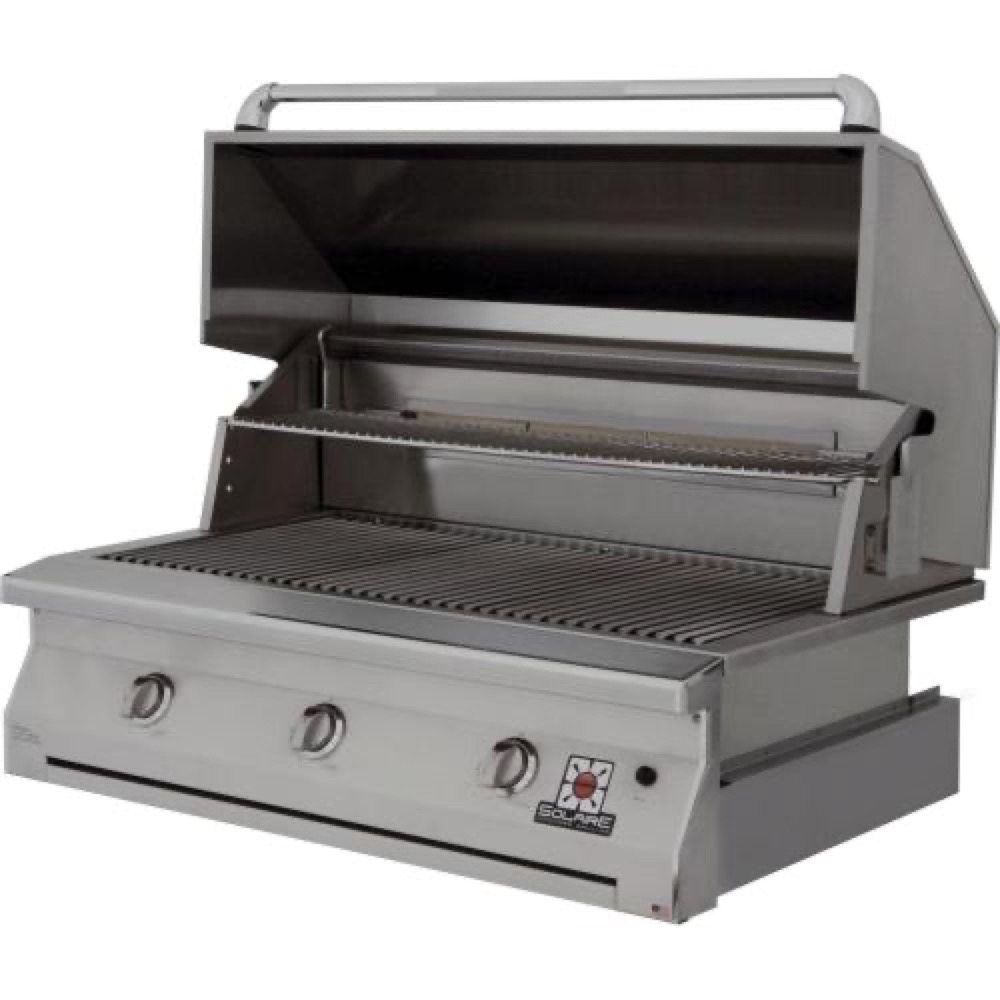 Solaire 42 Inch Built In InfraVection Propane Gas Grill With One Infrared Burner