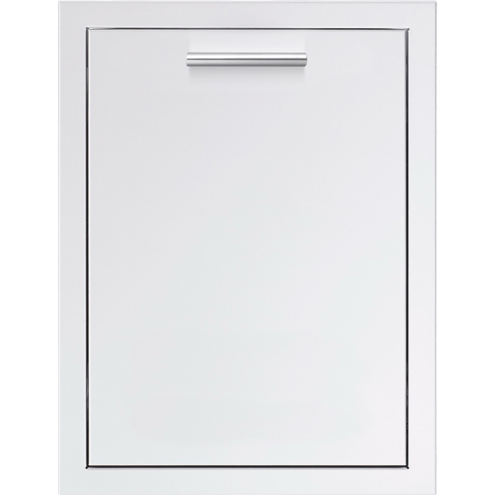 Summerset Grills 20 Inch Stainless Steel Flush Mount Roll Out Trash and Recycling Bin