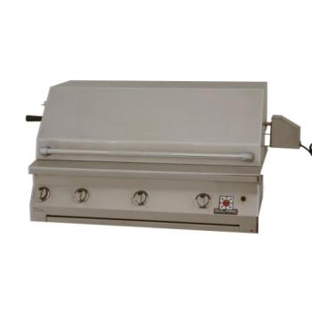 Solaire 42 Inch Built In InfraVection Natural Gas Grill With Two Infrared Burners and Rotisserie SOL AGBQ 42VI NG 350