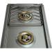 RCS Cutlass Pro Series 24000 BTU Built In Natural Gas Double Side Burner with Stainless Steel Lid