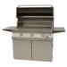 Solaire 42 Inch Freestanding All Convection Natural Gas Grill with Rotisserie on Standard Cart