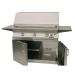 Solaire 42 Inch Freestanding All Convection Natural Gas Grill with Rotisserie on Standard Cart
