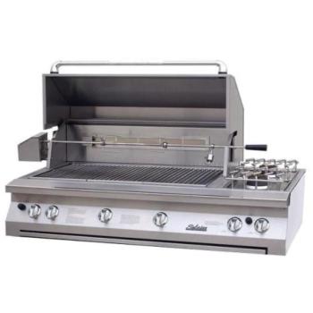 Solaire 56 Inch Built In All Convection Propane Gas Grill with Rotisserie and Double Side Burner SOL AGBQ 56 LP350