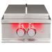 TrueFlame 70000 BTU Built In Propane Gas Power Burner with Wok Grate  and  Removable Lid