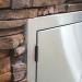 TrueFlame 45 Inch Stainless Steel Masonry Mount Double Access Door