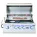 Lion Prominent Q 6 Foot BBQ Island With Lion L75000 32 Inch Natural Gas Grill