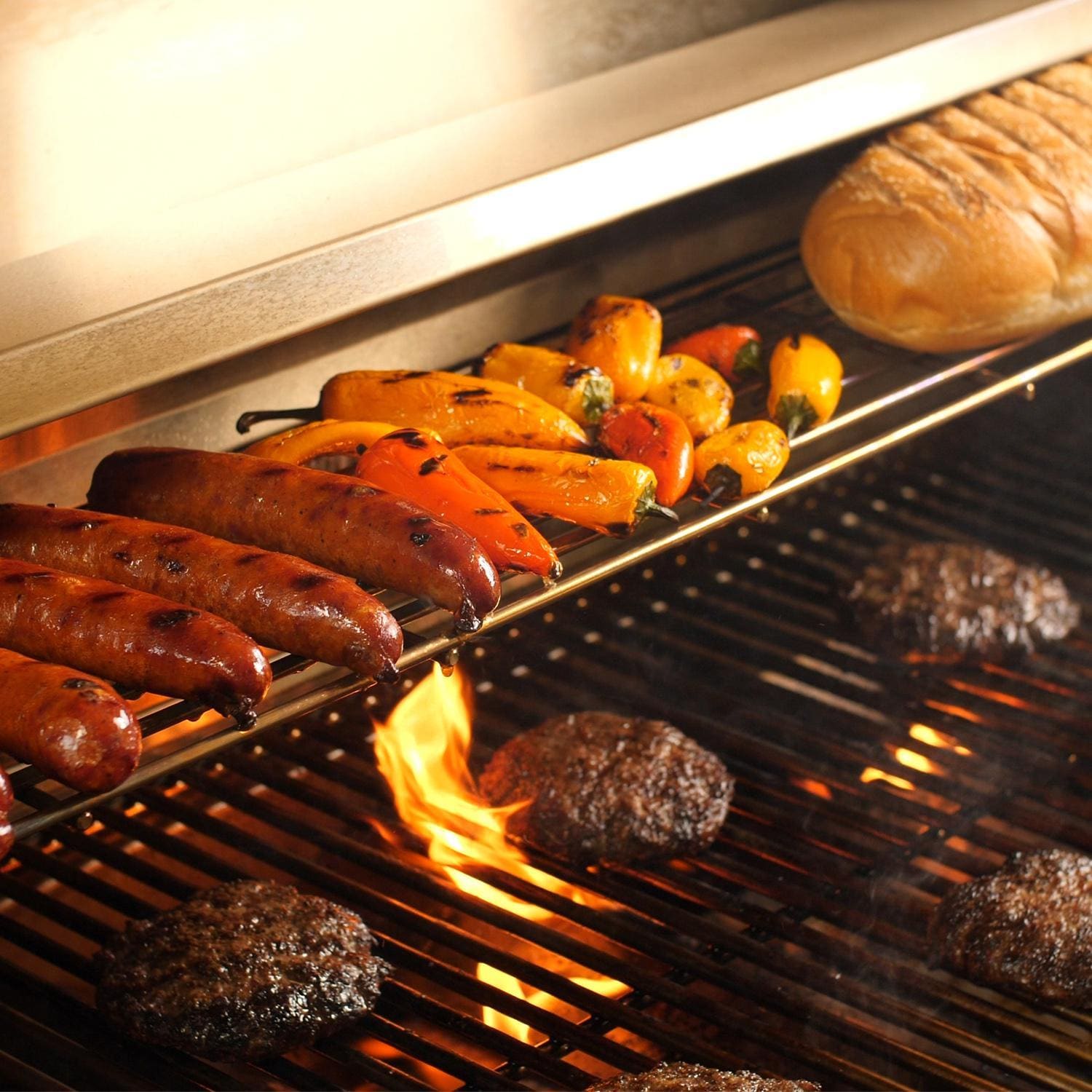 Lion Prominent Q 6 Foot BBQ Island With Lion L75000 32 Inch Natural Gas Grill