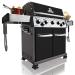 Broil King Baron 440 4 Burner Freestanding Propane Gas Grill with Side Burner