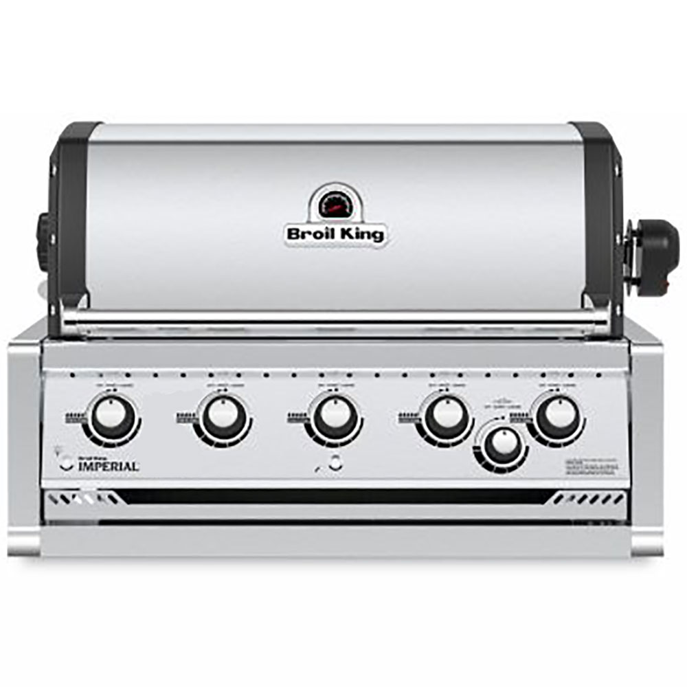 Broil King Imperial S 570 5 Burner 38 Inch Built In Propane Gas Grill with Rear Burner
