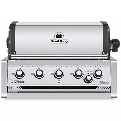 Broil King Imperial S 570 5 Burner 38 Inch Built In Natural Gas Grill with Rear Burner