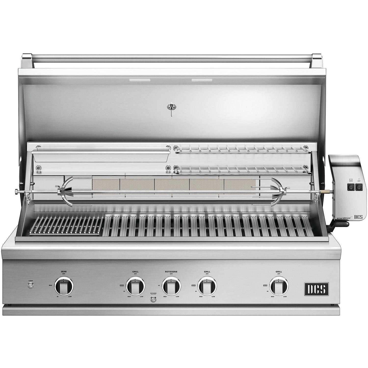 DCS 48 Inch Series 9 Built In Propane Gas Grill with Rotisserie  and  Infrared Burner