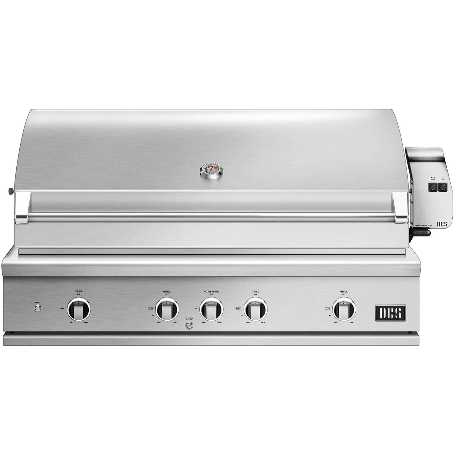 DCS 48 Inch Series 9 Built In Propane Gas Grill with Rotisserie  and  Infrared Burner