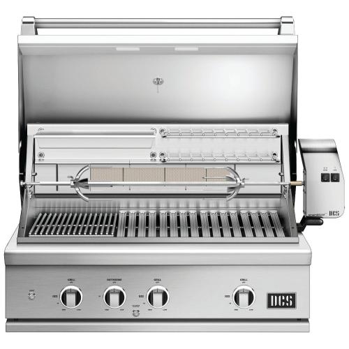 DCS 36 Inch Series 9 Built In Propane Gas Grill with Rotisserie