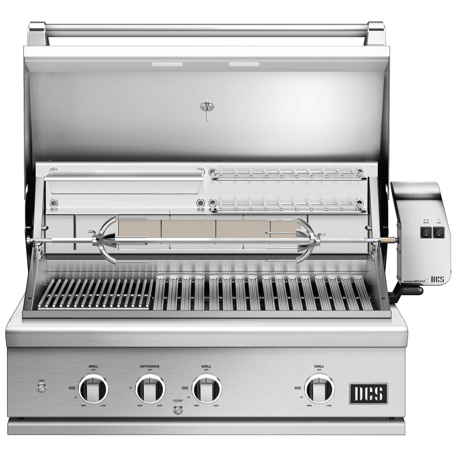 DCS 36 Inch Series 9 Built In Propane Gas Grill with Rotisserie