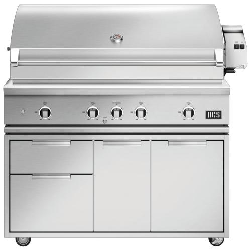 DCS 48 Inch Series 7 Freestanding Propane Gas Grill with Rotisserie