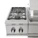 DCS 48 Inch Series 7 Freestanding Propane Gas Grill with Double Side Burner  and  Rotisserie