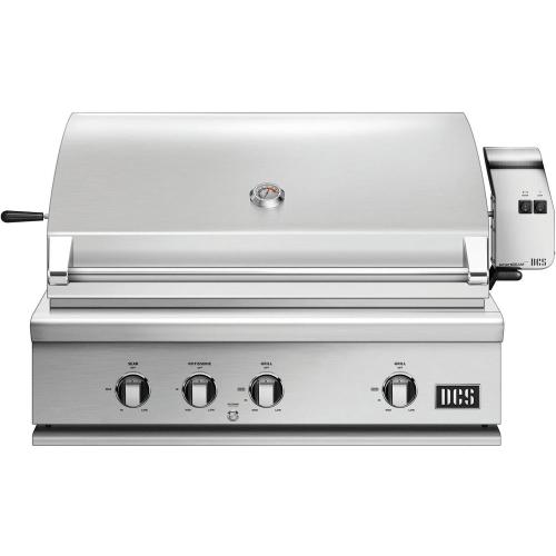DCS 36 Inch Series 7 Built In Natural Gas Grill with Rotisserie  and  Infrared Burner