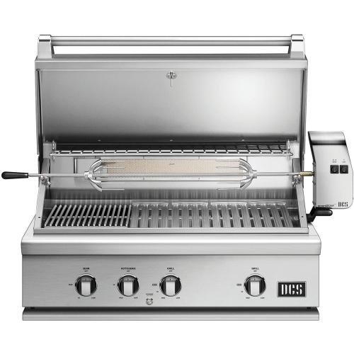 DCS 36 Inch Series 7 Built In Propane Gas Grill with Rotisserie  and  Infrared Burner