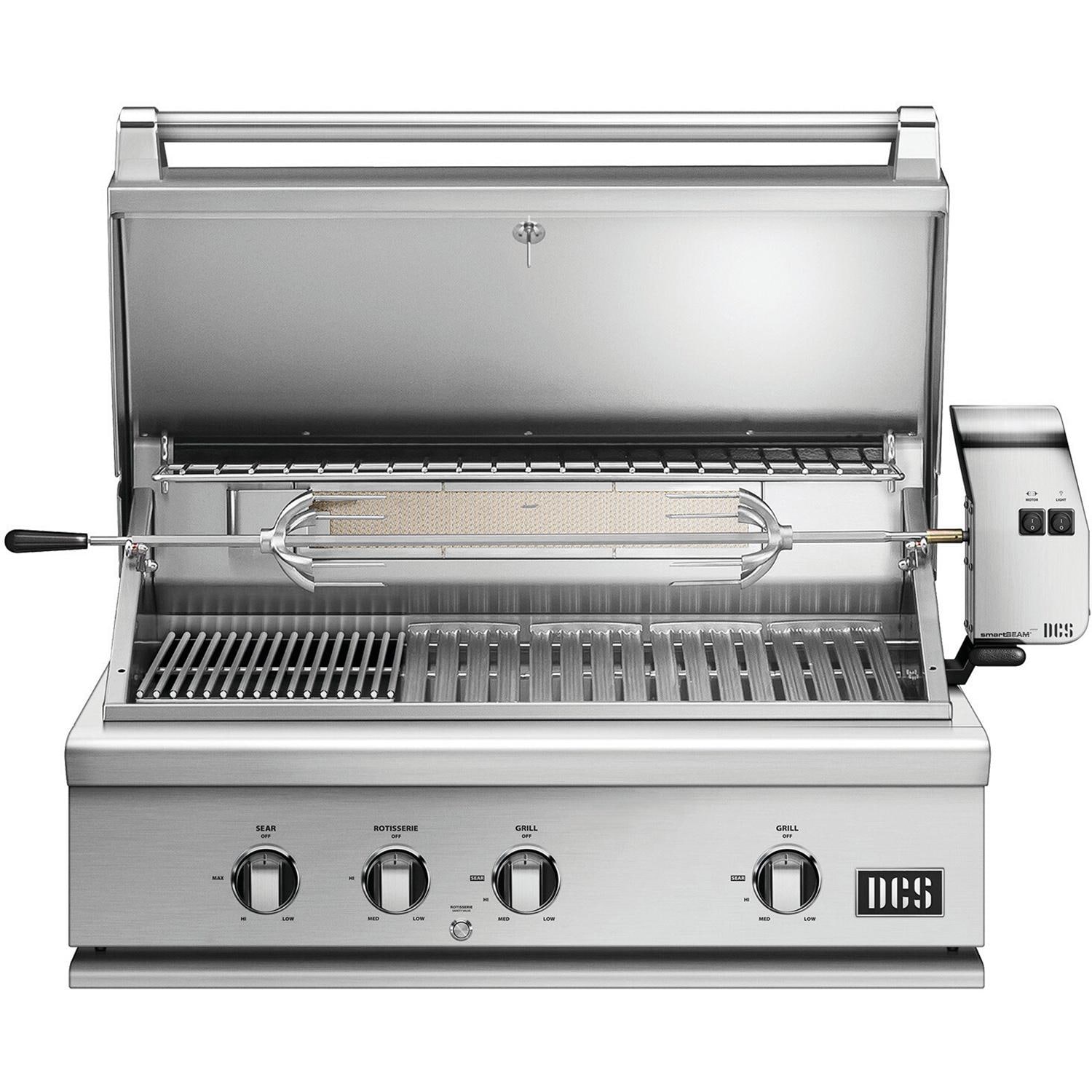 DCS 36 Inch Series 7 Built In Propane Gas Grill with Rotisserie  and  Infrared Burner
