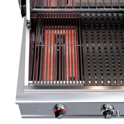 DCS 36 Inch Series 7 Built In Propane Gas Grill with Rotisserie  and  Infrared Burner