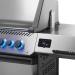 Napoleon Prestige 665 Connected Natural Gas Grill with Infrared Side Burner and Infrared Rear Burner  and  Rotisserie Kit   Stainless Steel