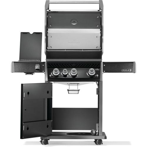 Napoleon Rogue PRO 425 Natural Gas Grill with Infrared Side Burner   Black