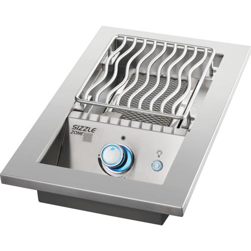 Napoleon Phantom Built In 700 Series 10000 BTU 10 Inch Drop In Natural Gas Infrared Single Side Burner   Matte Black