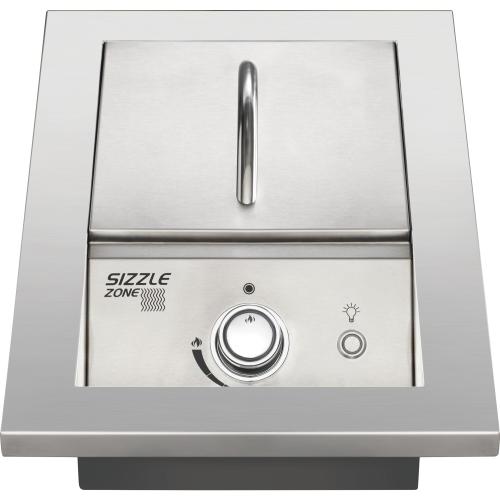 Napoleon Phantom Built In 700 Series 10000 BTU 10 Inch Drop In Natural Gas Infrared Single Side Burner   Matte Black