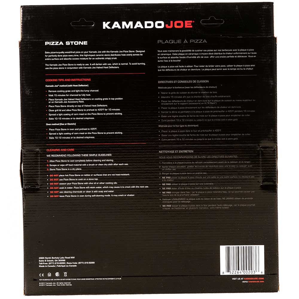 Kamado Joe 15 Inch Ceramic Pizza Stone   Fits Kamado Joe 18 Inch Classic Joe Grills