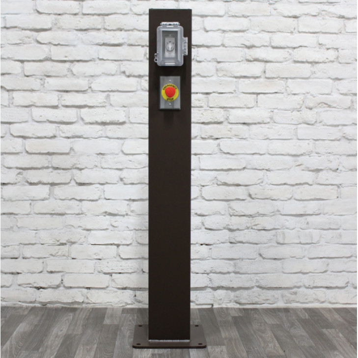 Prism Hardscapes Power Column with Emergency Stop  and  Timer   Bronze