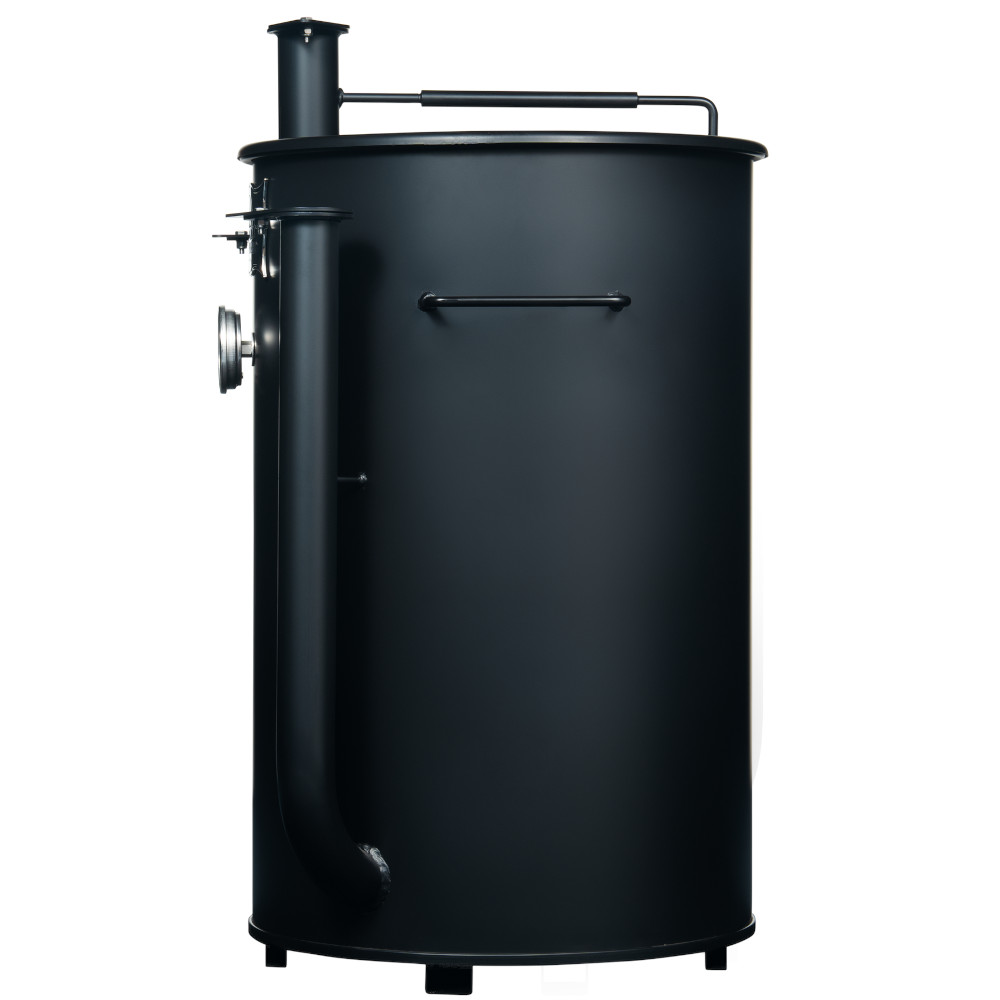 Gateway Drum Smokers 30 Gallon Charcoal BBQ Smoker   Matte Black