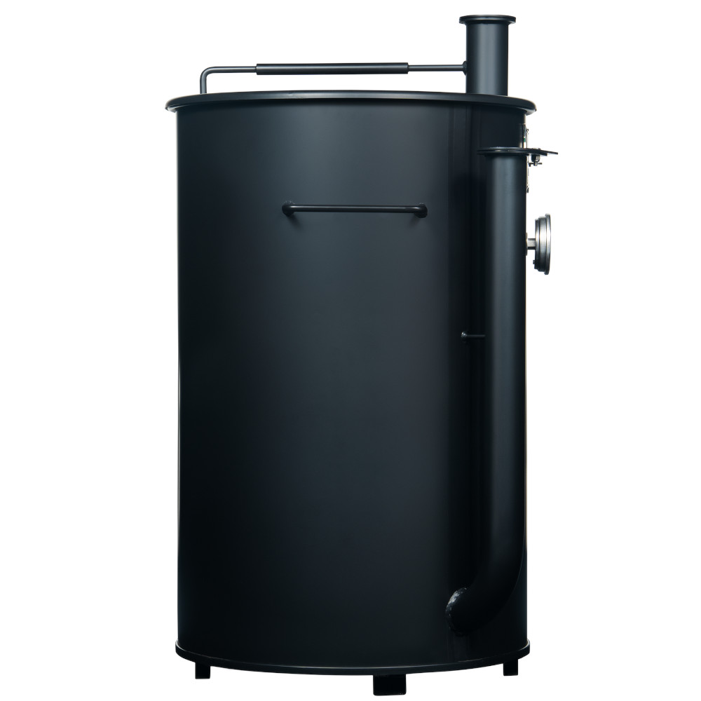 Gateway Drum Smokers 30 Gallon Charcoal BBQ Smoker   Matte Black